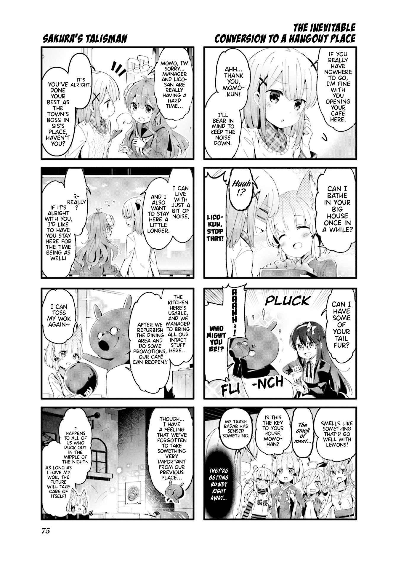 Machikado Mazoku Chapter 60 page 5 - Chapter 60: Café’s Closure Crisis!? The Demon’s Relocating Service!!