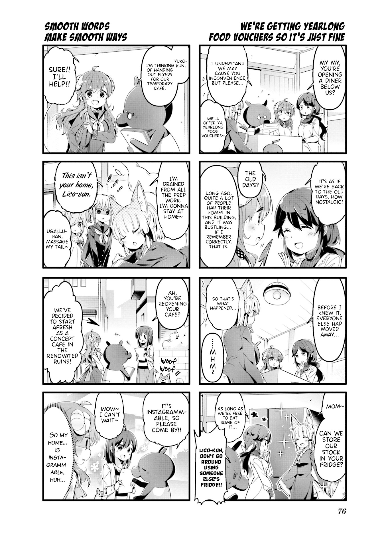 Machikado Mazoku Chapter 60 page 6 - Chapter 60: Café’s Closure Crisis!? The Demon’s Relocating Service!!
