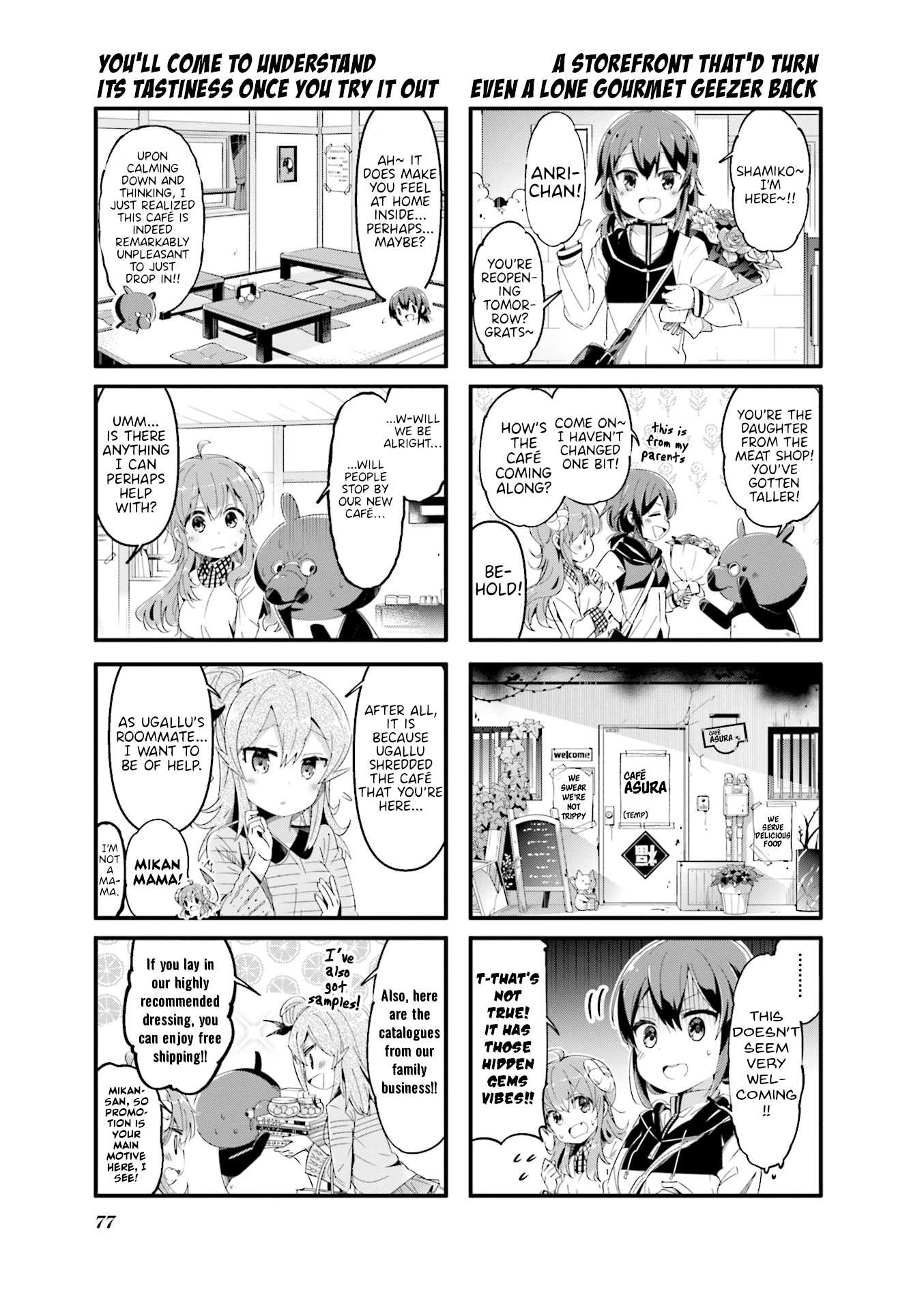 Machikado Mazoku Chapter 60 page 7 - Chapter 60: Café’s Closure Crisis!? The Demon’s Relocating Service!!