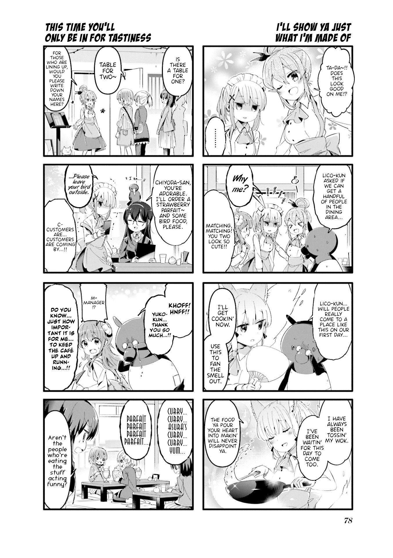 Machikado Mazoku Chapter 60 page 8 - Chapter 60: Café’s Closure Crisis!? The Demon’s Relocating Service!!