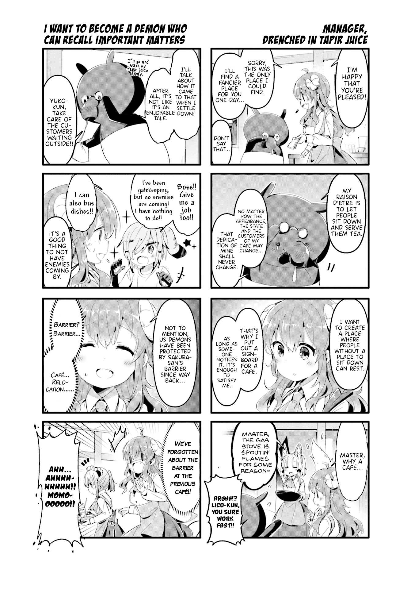 Machikado Mazoku Chapter 60 page 9 - Chapter 60: Café’s Closure Crisis!? The Demon’s Relocating Service!!