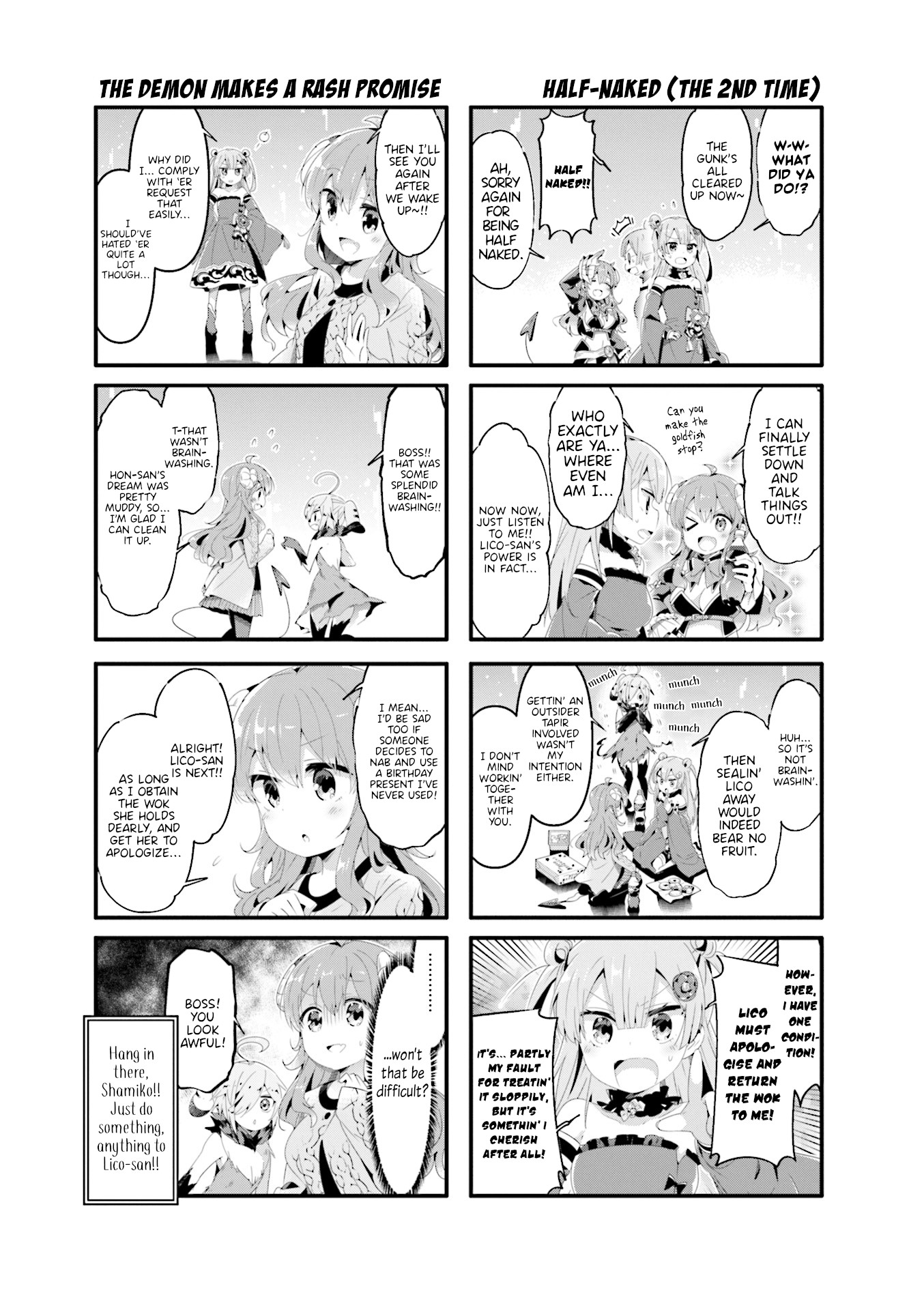 Machikado Mazoku Chapter 62 page 9 - Chapter 62: The Unique Tag Team! Infiltrate Crimson’s Dreams!