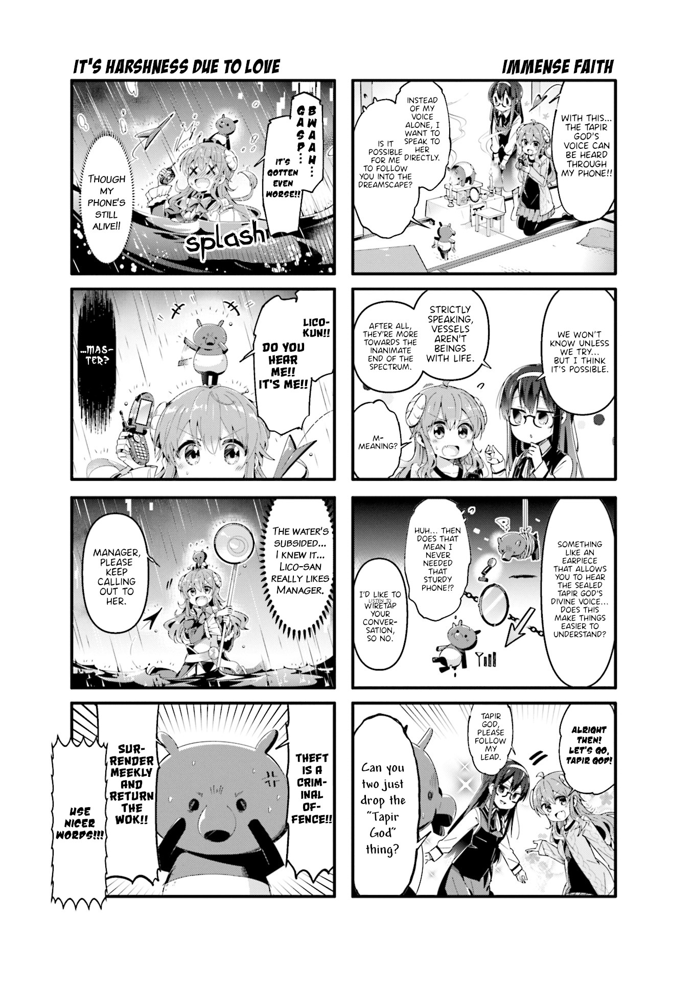 Machikado Mazoku Chapter 63 page 5 - Chapter 63: A Raging Situation!? Lico-kun’s Torrential Havoc!!
