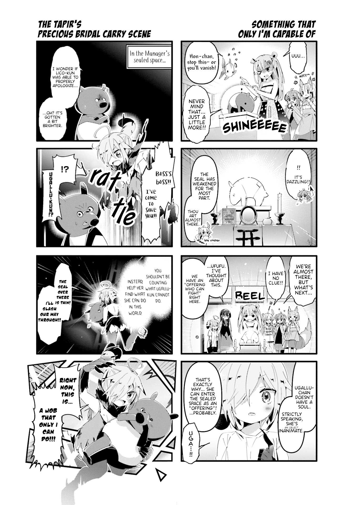 Machikado Mazoku Chapter 64 page 3 - Chapter 64: A Blend of Emotions!! Banda Terrace’s New Friend!!