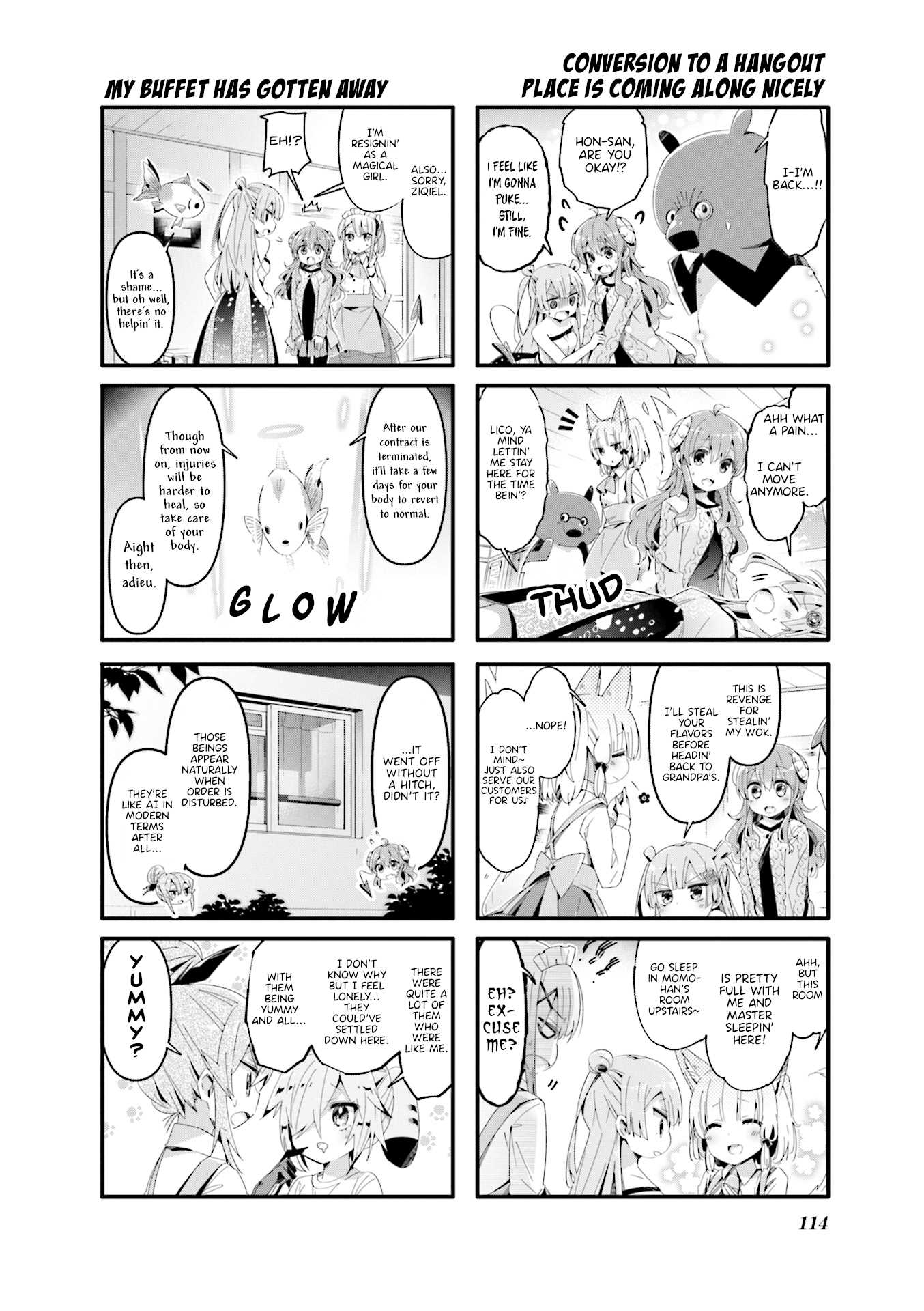 Machikado Mazoku Chapter 64 page 4 - Chapter 64: A Blend of Emotions!! Banda Terrace’s New Friend!!