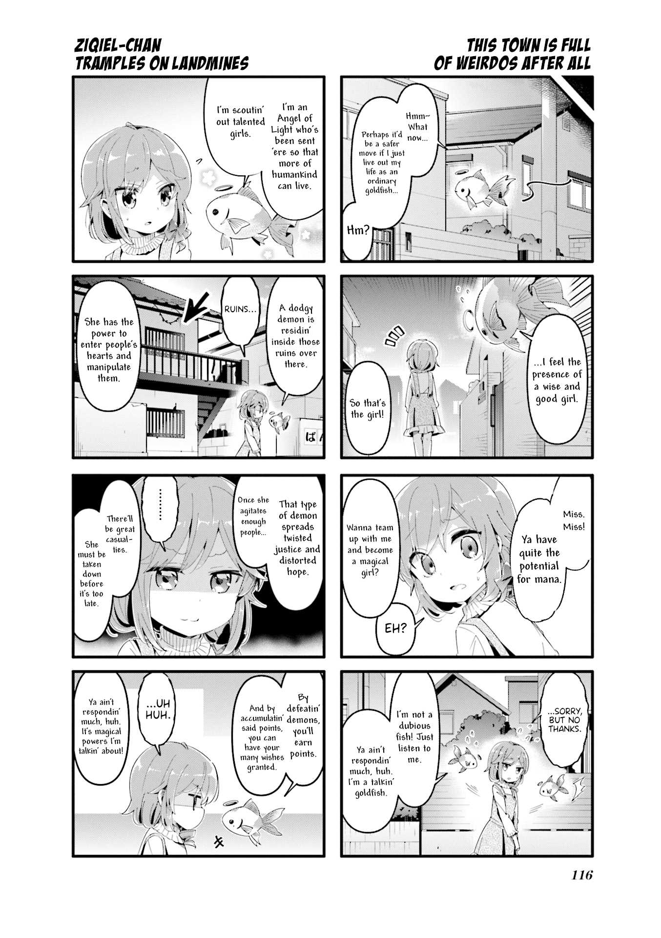 Machikado Mazoku Chapter 64 page 6 - Chapter 64: A Blend of Emotions!! Banda Terrace’s New Friend!!