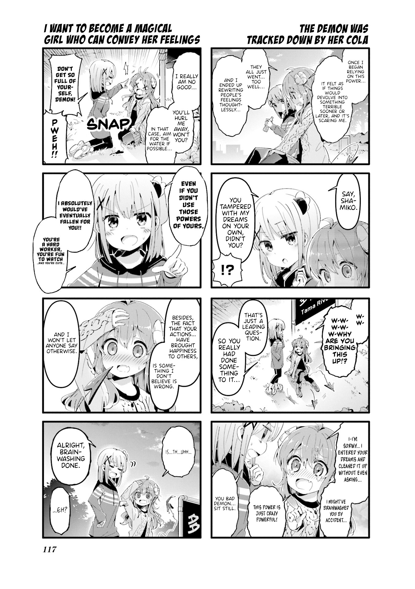Machikado Mazoku Chapter 64 page 7 - Chapter 64: A Blend of Emotions!! Banda Terrace’s New Friend!!