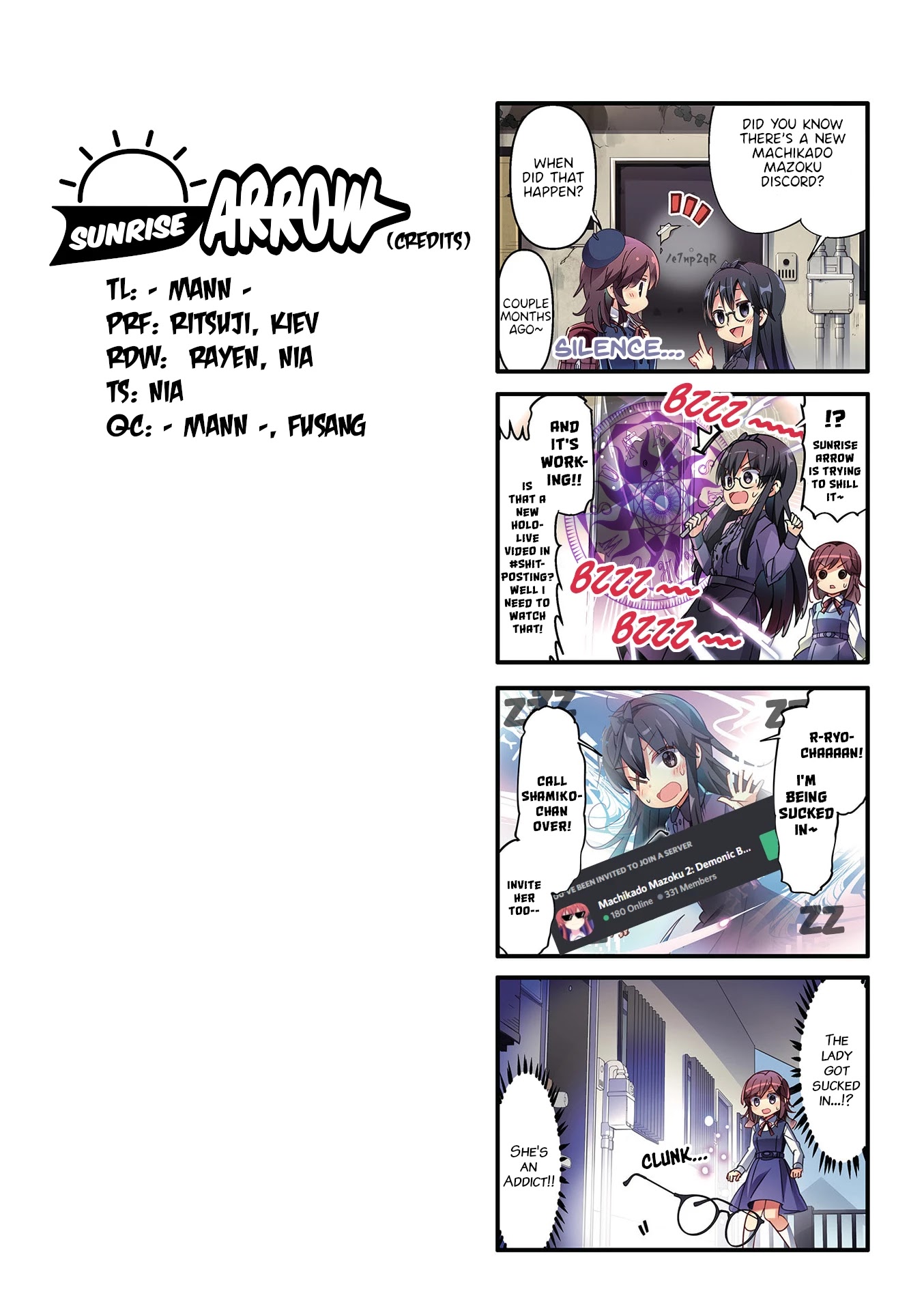 Machikado Mazoku Chapter 67 page 10 - Chapter 67