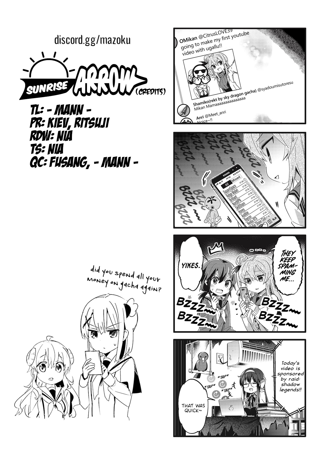 Machikado Mazoku Chapter 68.5 page 7 - Chapter 68.5: Spinoff
