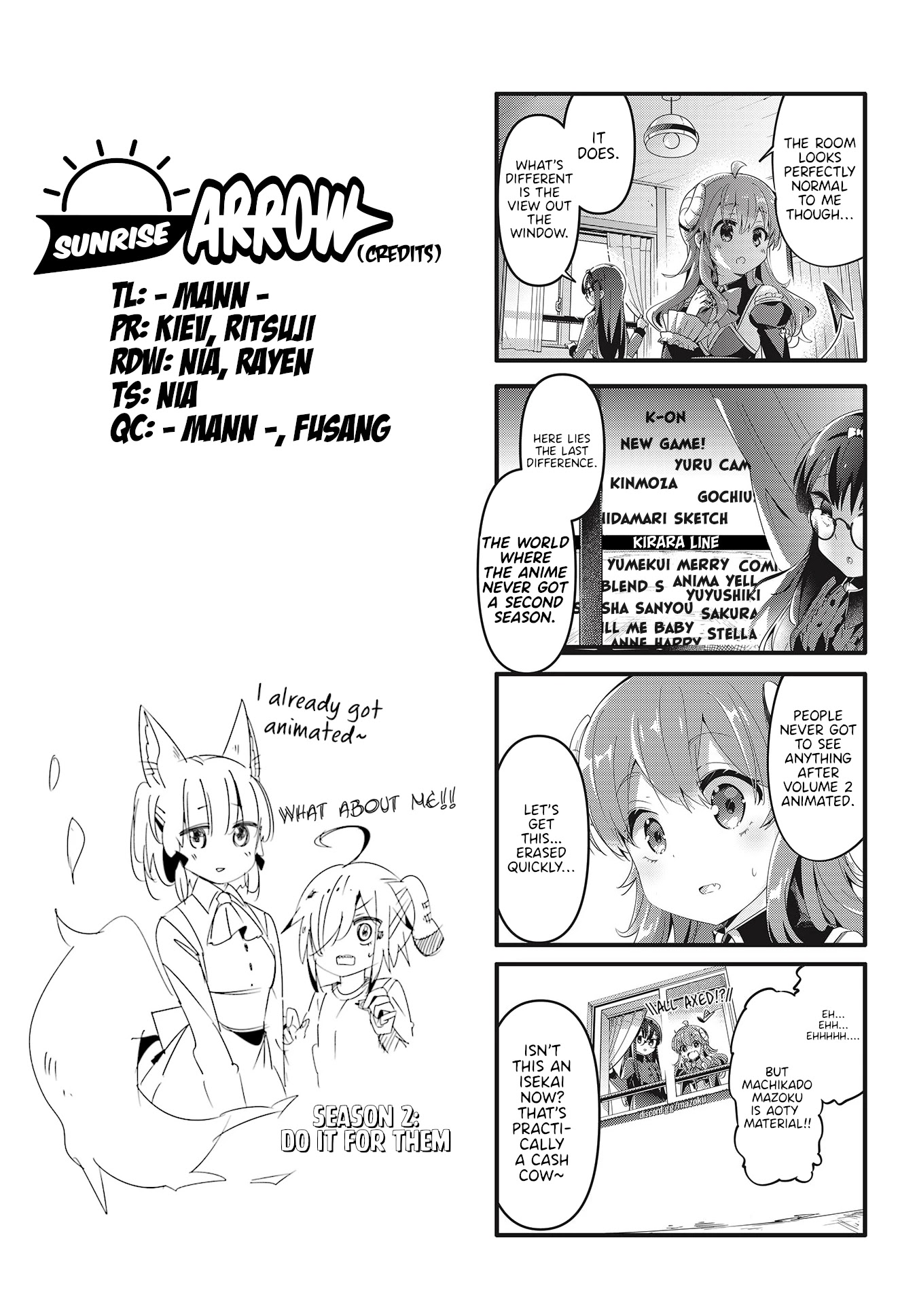 Machikado Mazoku Chapter 69 page 9 - Chapter 69