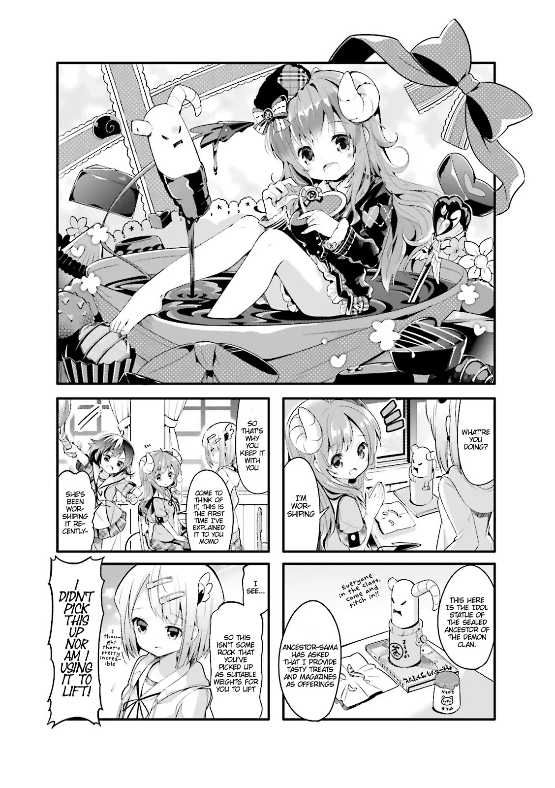 Machikado Mazoku Chapter 7 page 1 - Chapter 7