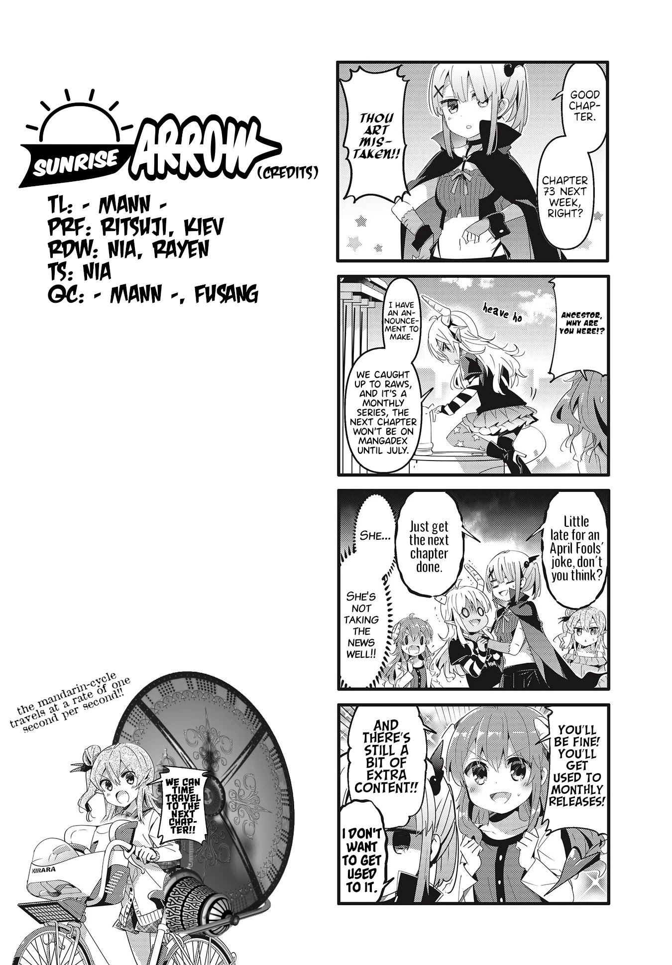 Machikado Mazoku Chapter 72 page 10 - Chapter 72