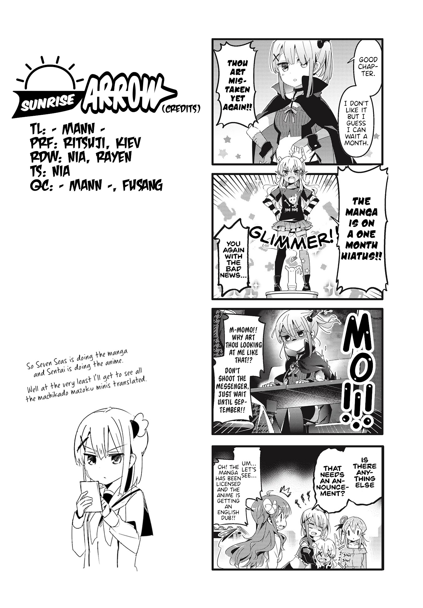 Machikado Mazoku Chapter 73 page 10 - Chapter 73