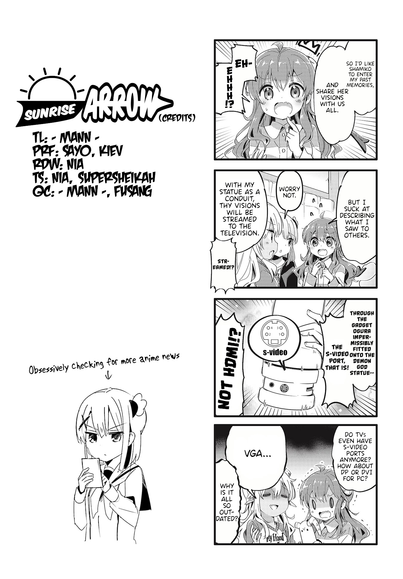 Machikado Mazoku Chapter 74 page 10 - Chapter 74