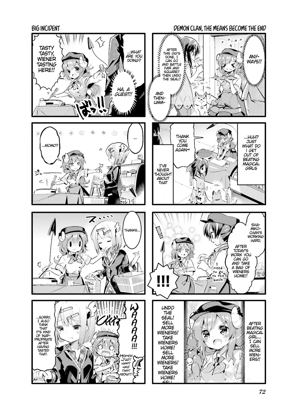 Machikado Mazoku Chapter 8 page 4 - Chapter 8