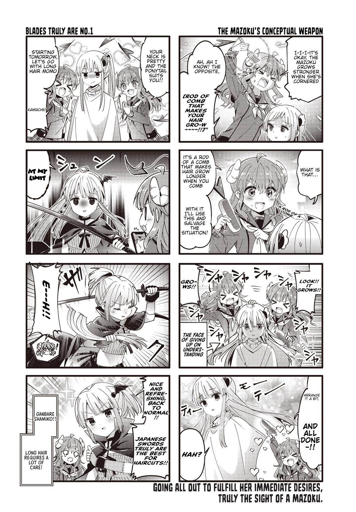 Machikado Mazoku Chapter 86 page 8 - Chapter 86