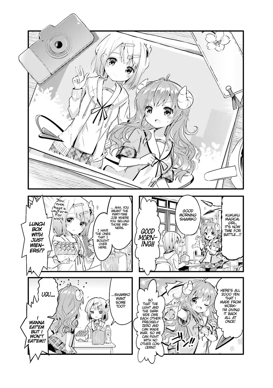 Machikado Mazoku Chapter 9 page 1 - Chapter 9