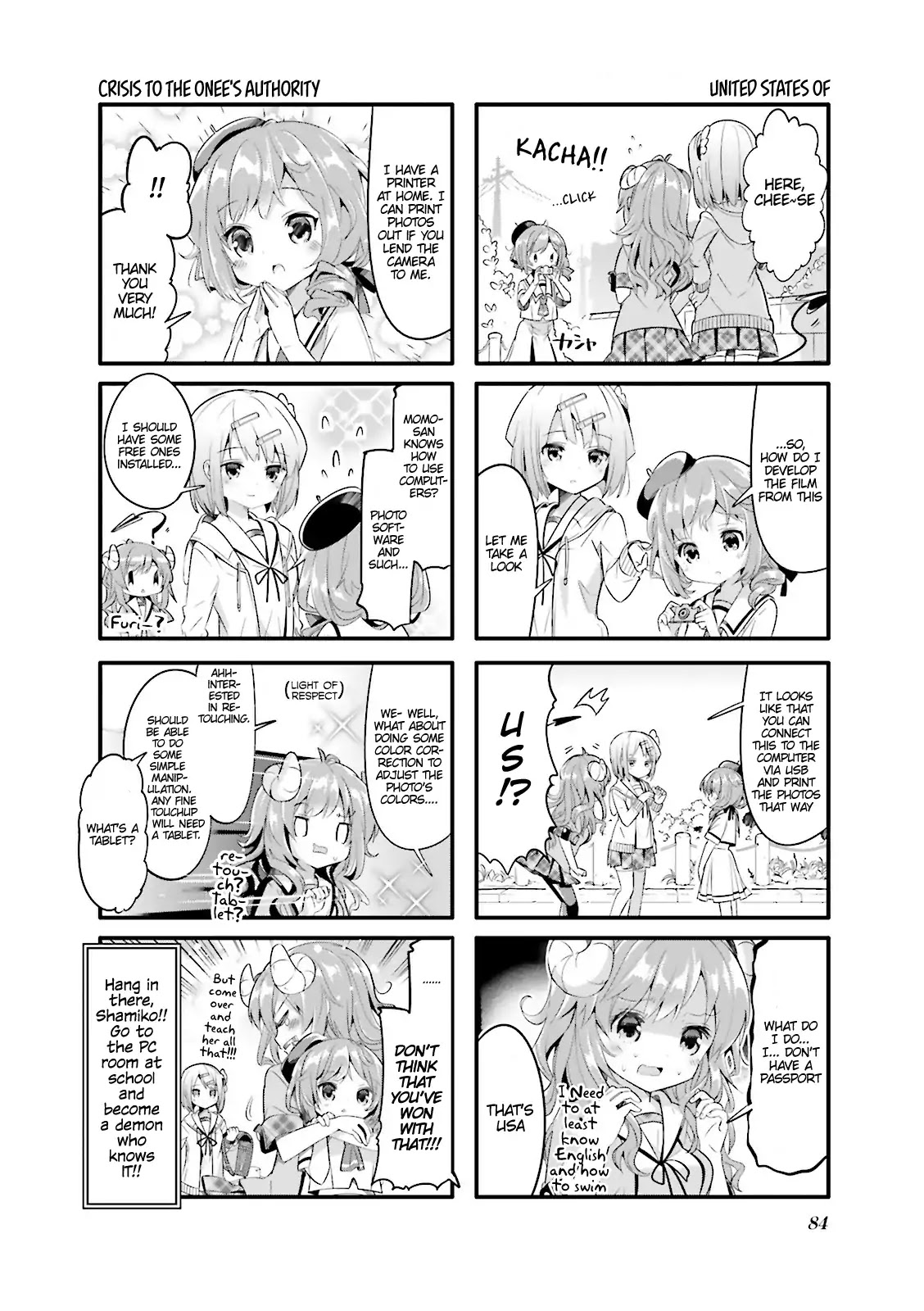 Machikado Mazoku Chapter 9 page 8 - Chapter 9