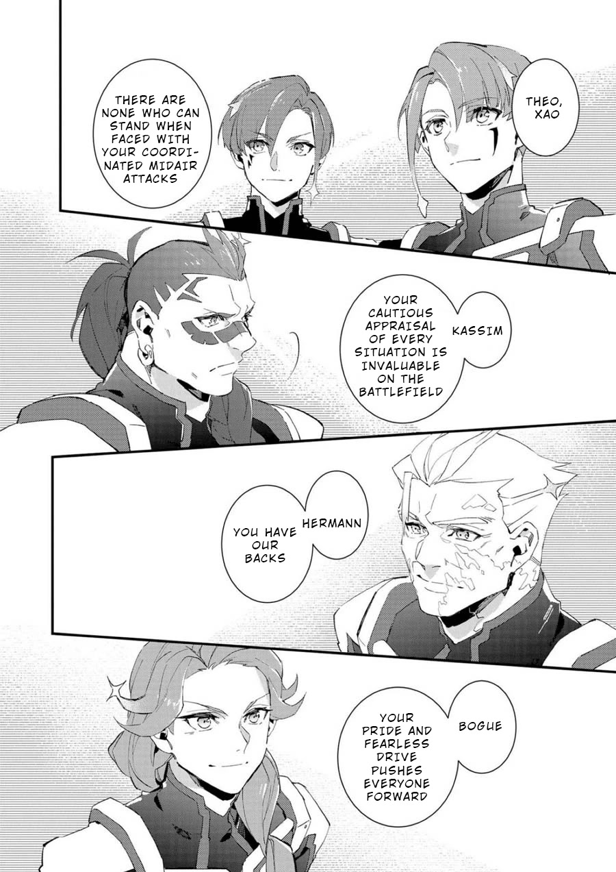 Macross Delta Kuroki Tsubasa no Shiro Kishi Chapter 1 page 18 - Chapter 1: Aerial Knights