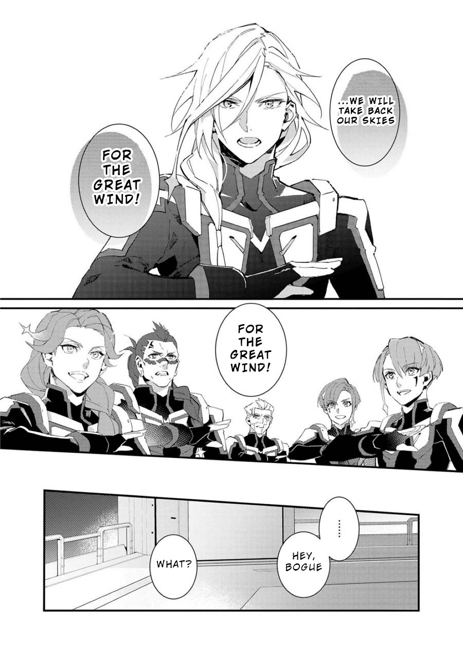 Macross Delta Kuroki Tsubasa no Shiro Kishi Chapter 1 page 20 - Chapter 1: Aerial Knights