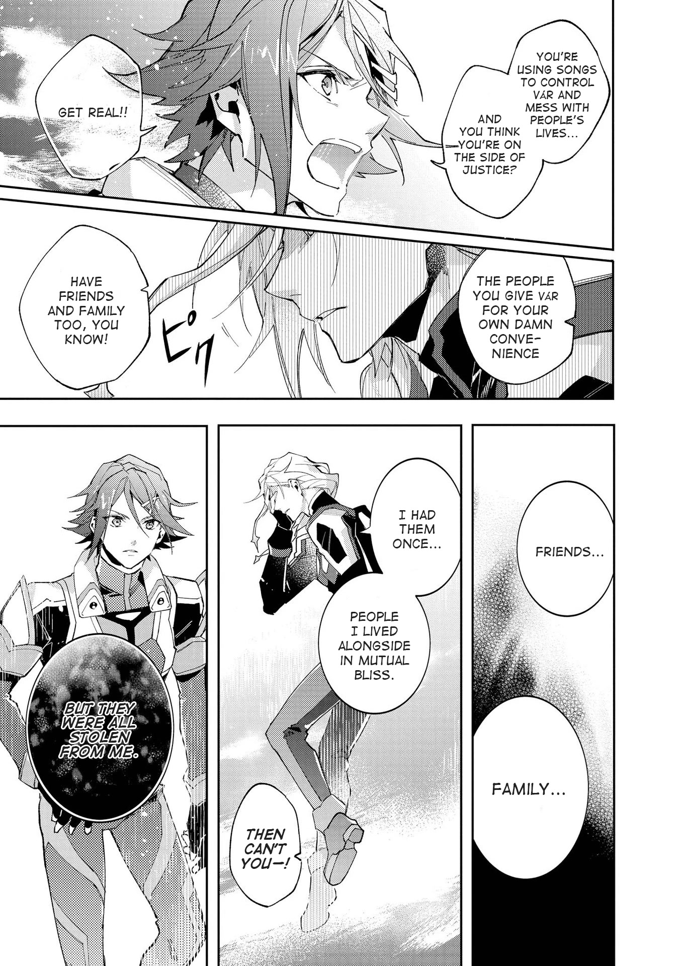 Macross Delta Kuroki Tsubasa no Shiro Kishi Chapter 10 page 23 - Chapter 10: Where Choices Take You