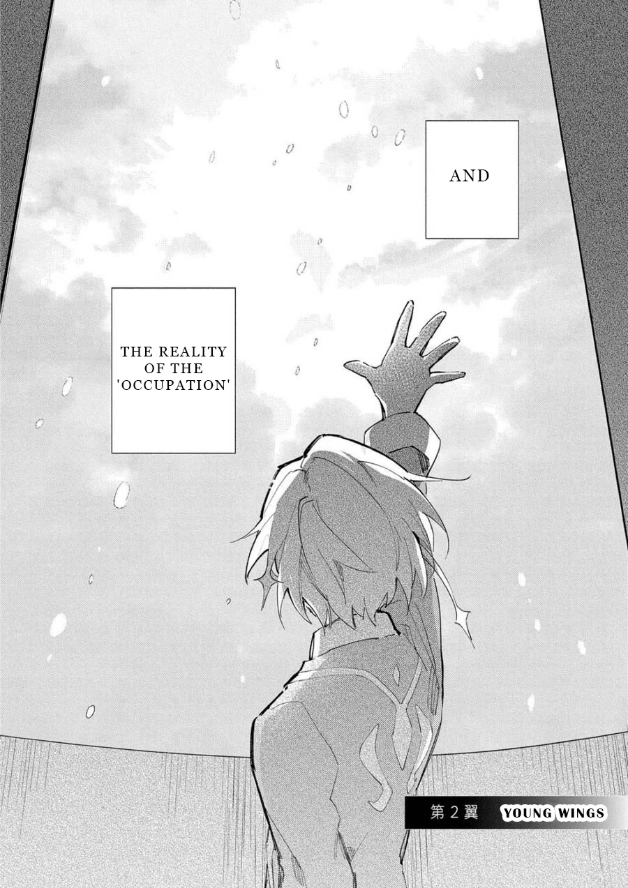 Macross Delta Kuroki Tsubasa no Shiro Kishi Chapter 2 page 2 - Chapter 2: Young Wings