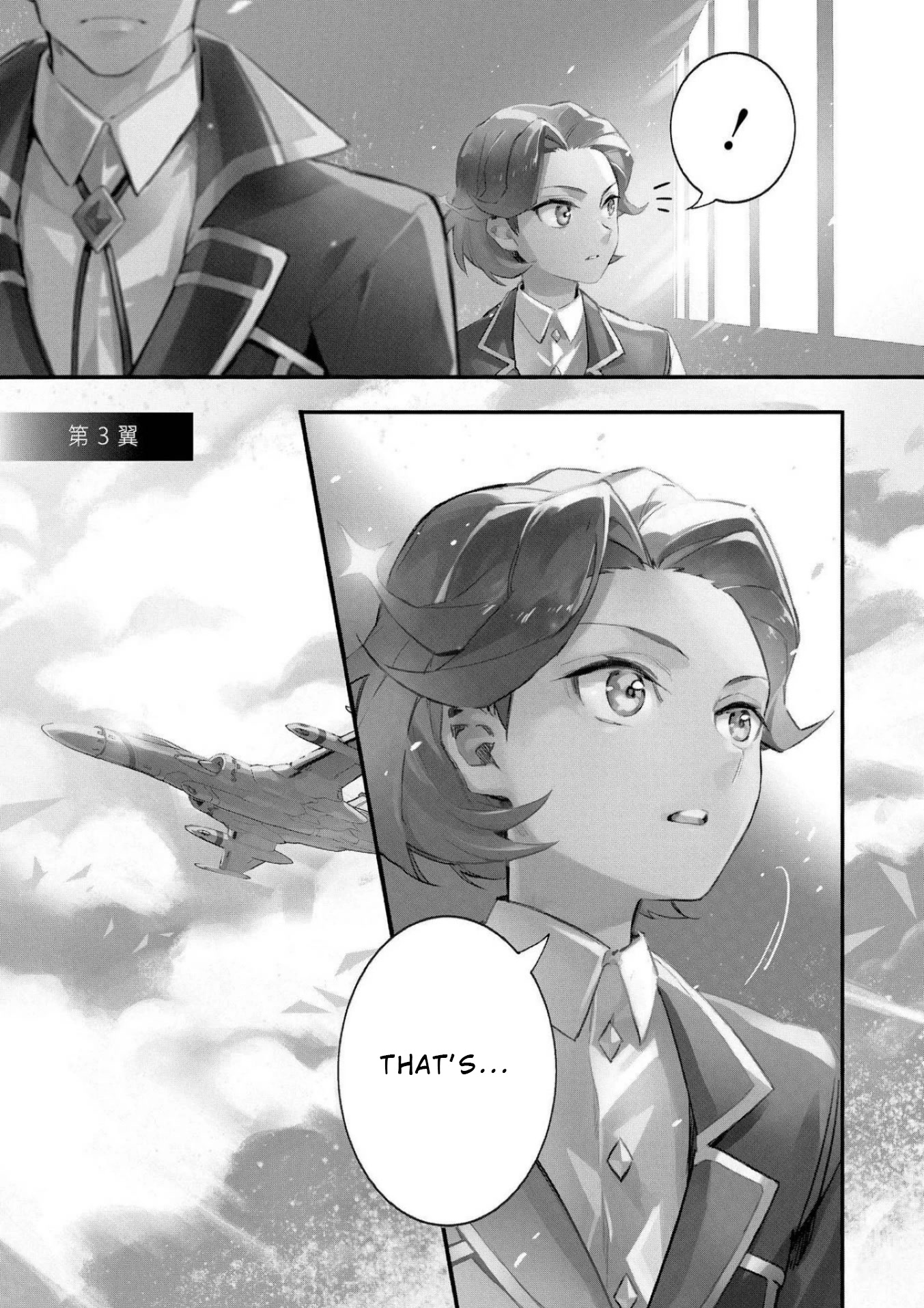Macross Delta Kuroki Tsubasa no Shiro Kishi Chapter 3 page 1 - Chapter 3: A New Wind