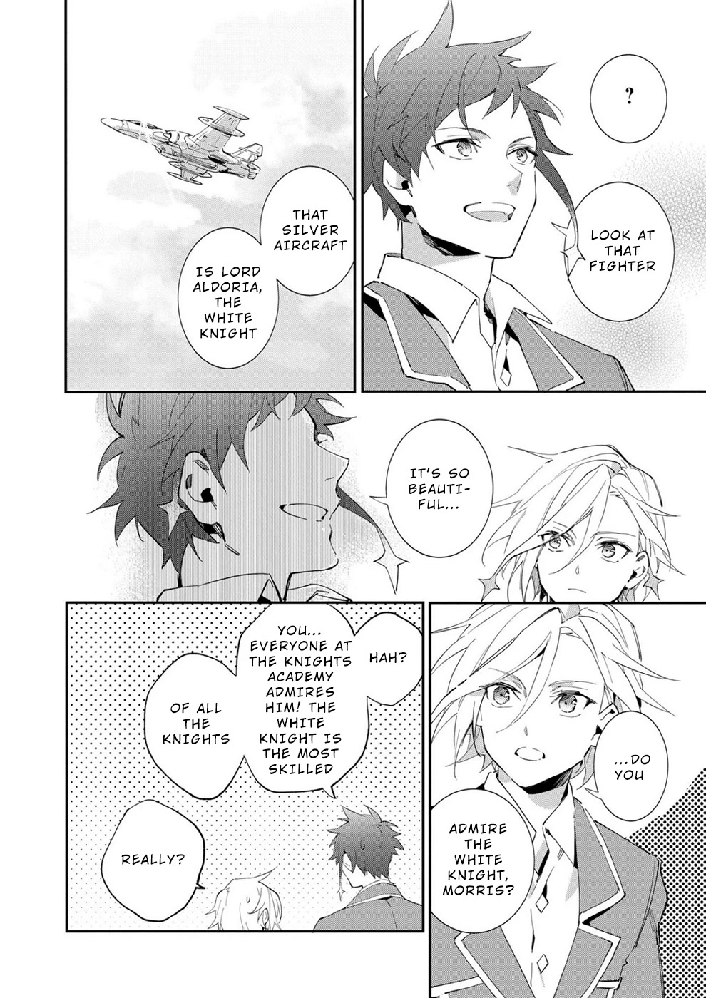 Macross Delta Kuroki Tsubasa no Shiro Kishi Chapter 4 page 6 - Chapter 4: Calm Before the Storm