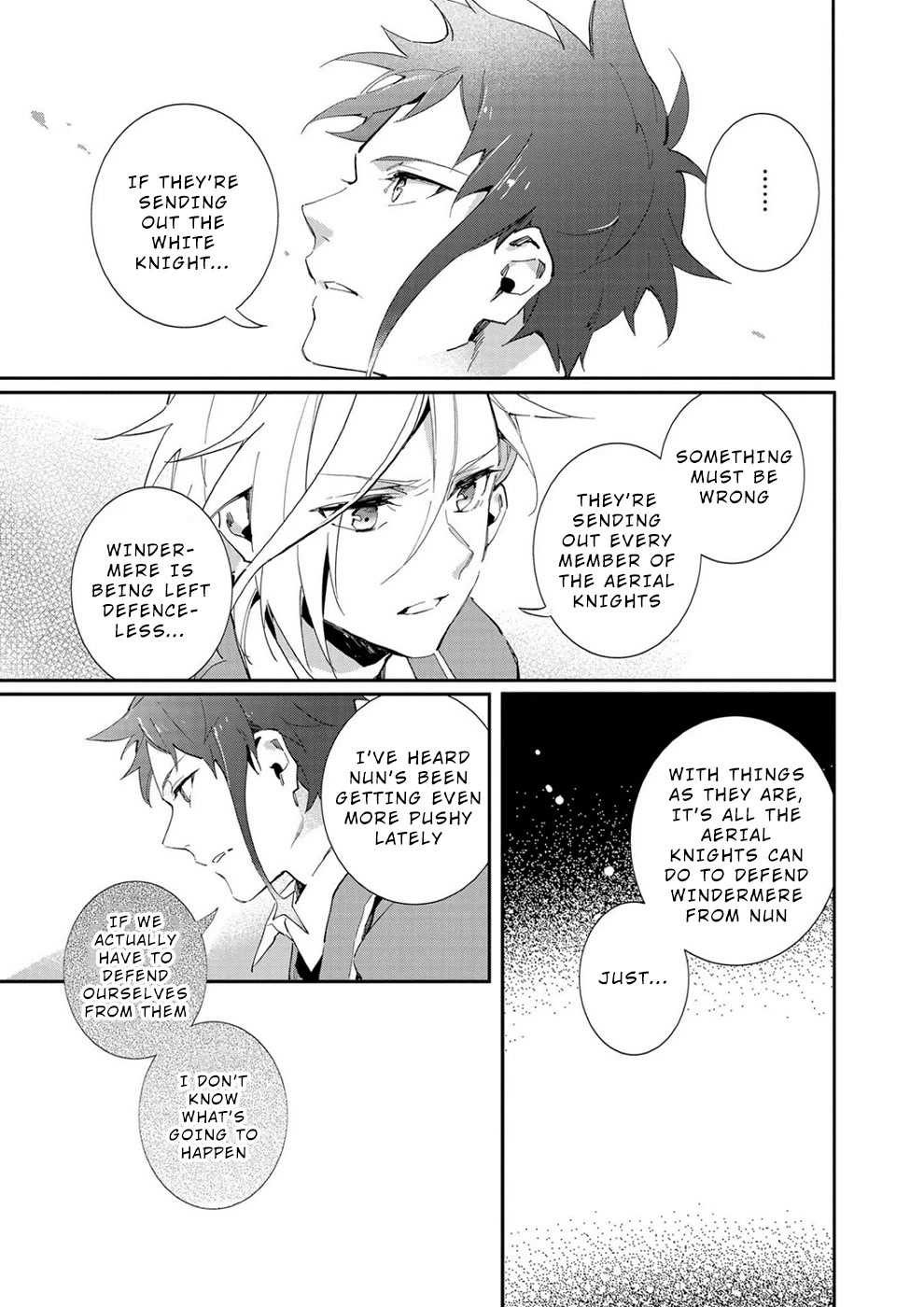 Macross Delta Kuroki Tsubasa no Shiro Kishi Chapter 4 page 7 - Chapter 4: Calm Before the Storm