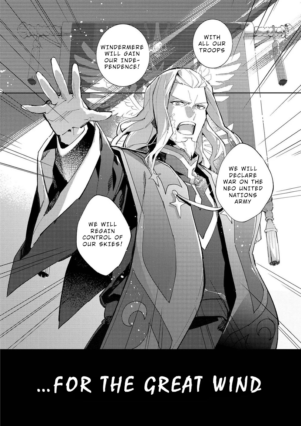 Macross Delta Kuroki Tsubasa no Shiro Kishi Chapter 5 page 32 - Chapter 5: Those Who Work the Wind