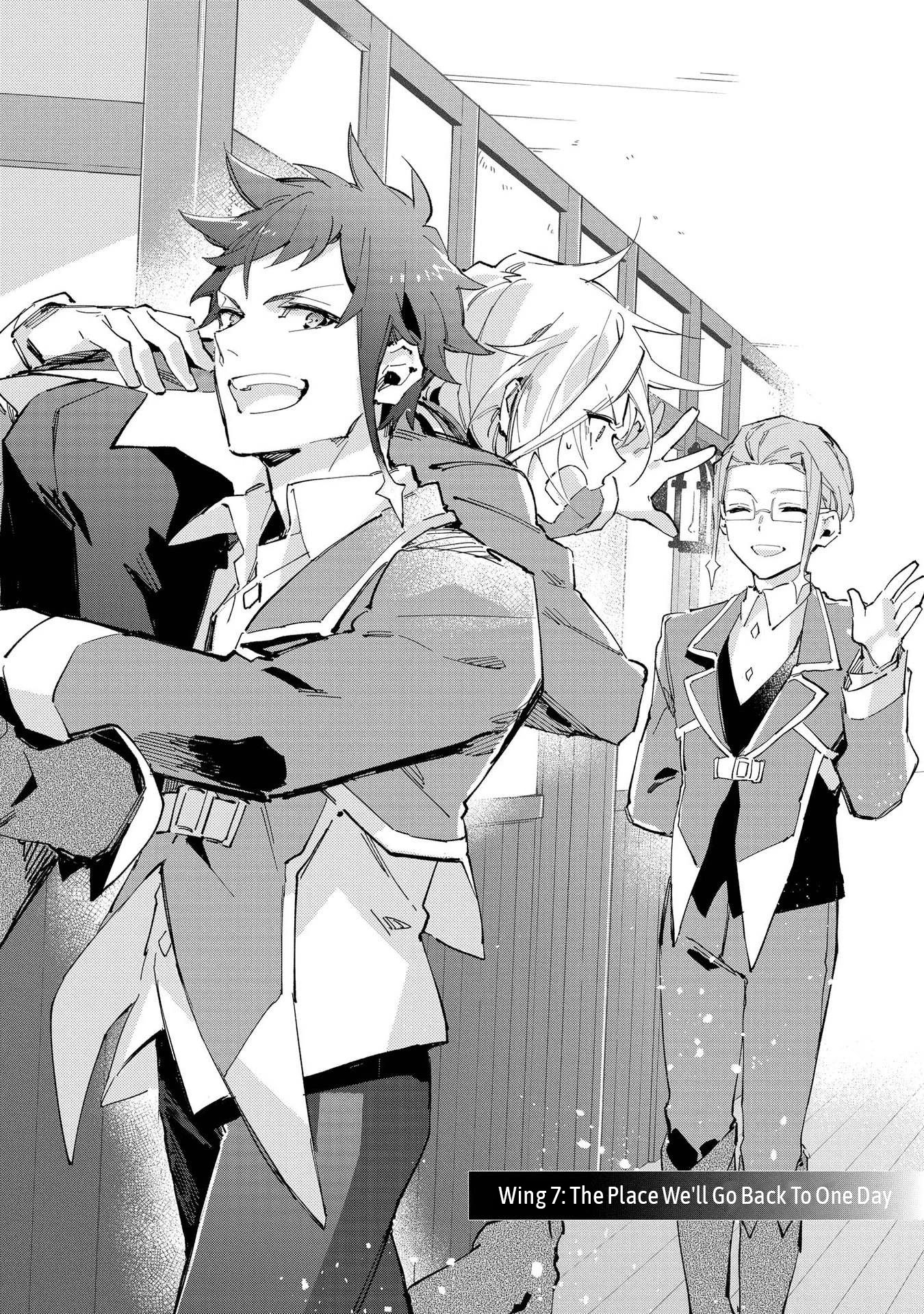 Macross Delta Kuroki Tsubasa no Shiro Kishi Chapter 7 page 1 - Chapter 7: The Place We'll Go Back To One Day