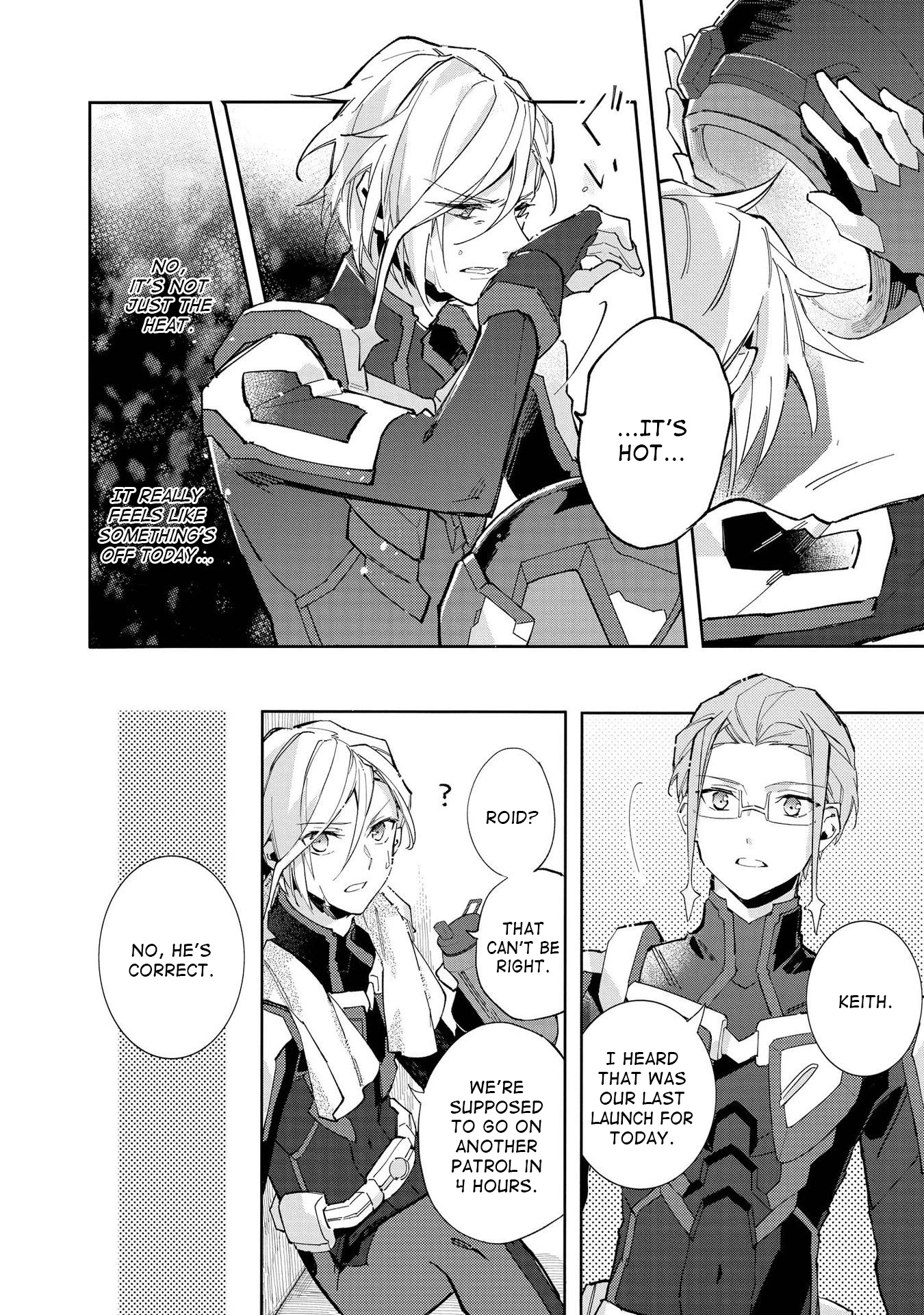 Macross Delta Kuroki Tsubasa no Shiro Kishi Chapter 8 page 14 - Chapter 8: The Wind Taketh Away