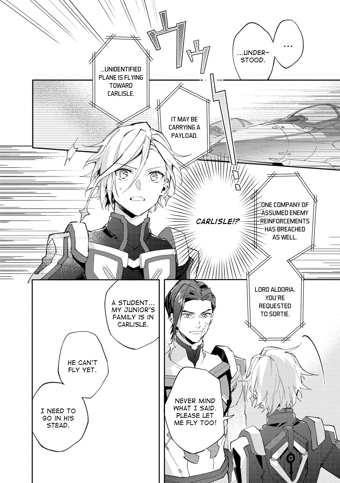 Macross Delta Kuroki Tsubasa no Shiro Kishi Chapter 8 page 16 - Chapter 8: The Wind Taketh Away