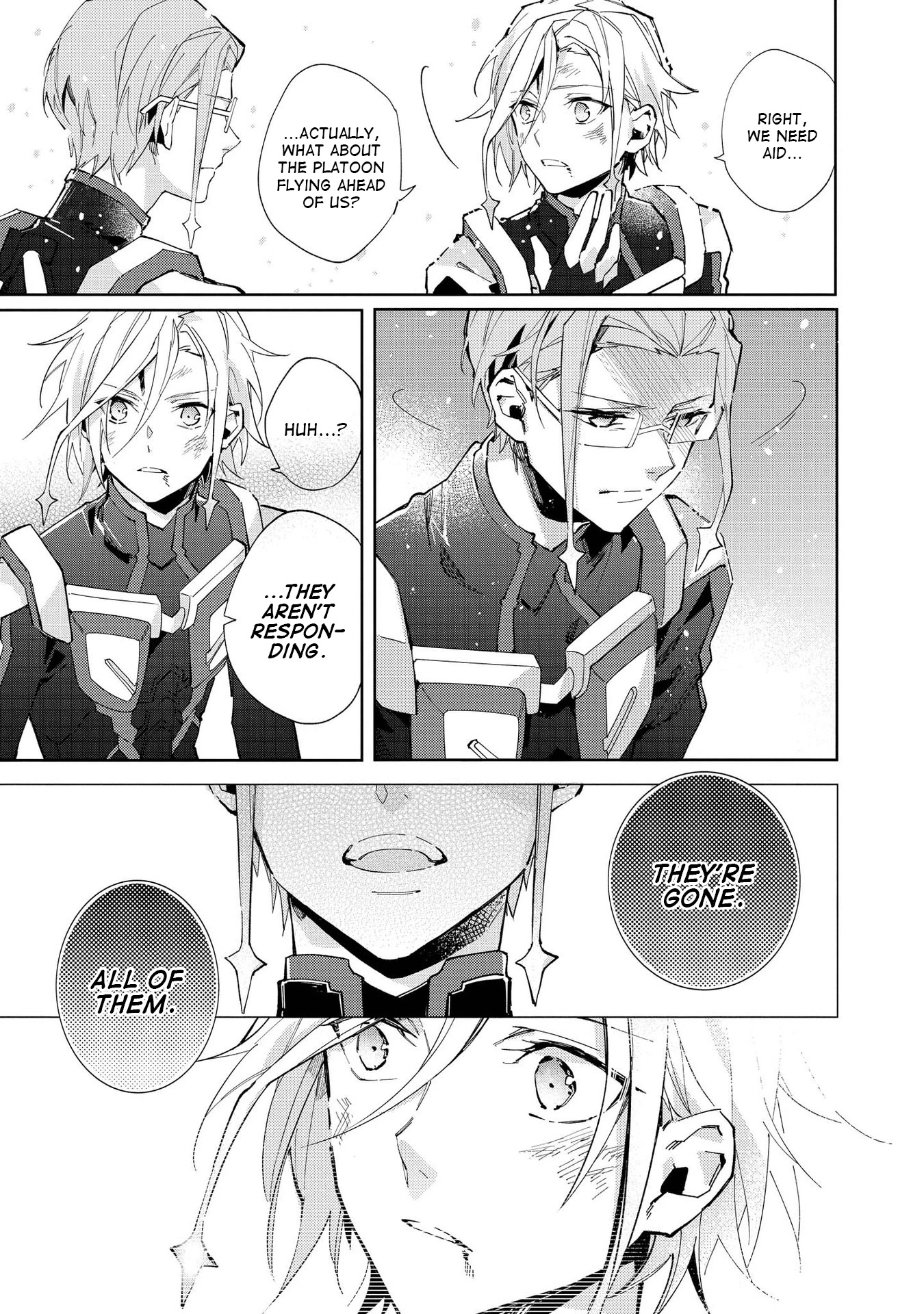 Macross Delta Kuroki Tsubasa no Shiro Kishi Chapter 8 page 25 - Chapter 8: The Wind Taketh Away