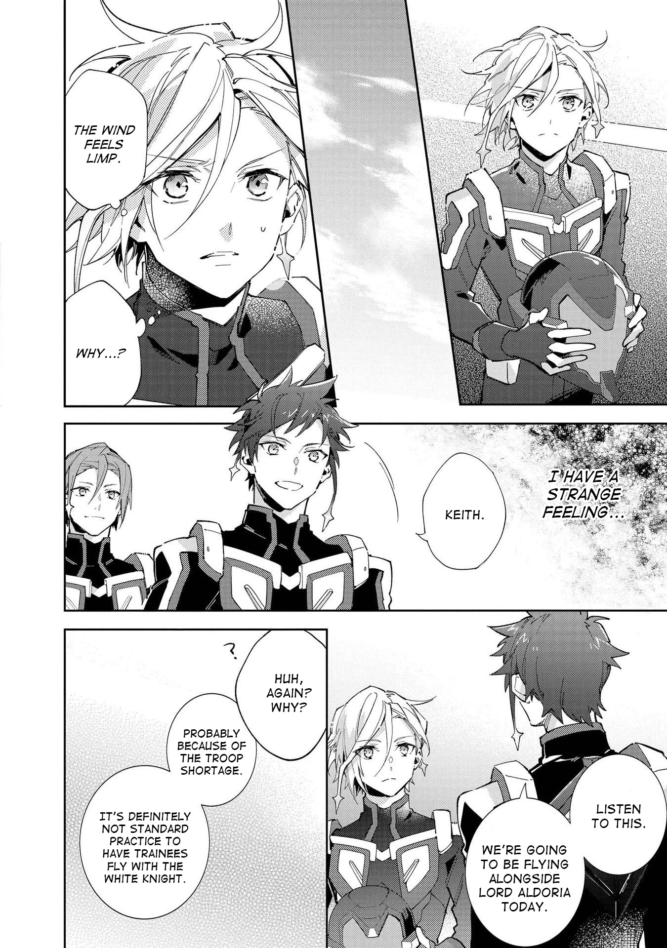 Macross Delta Kuroki Tsubasa no Shiro Kishi Chapter 8 page 8 - Chapter 8: The Wind Taketh Away