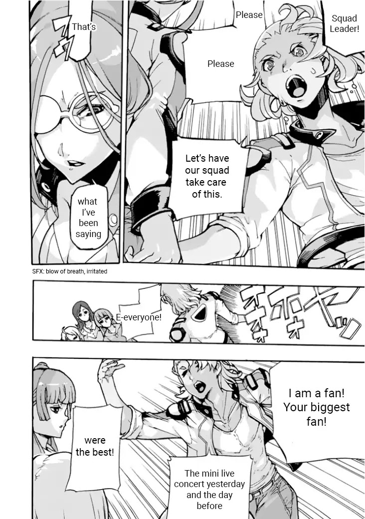 Macross Delta Side Story: Macross E Chapter 1 page 22 - Chapter 1: Project Thrones