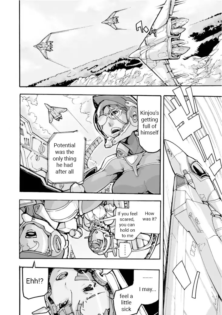 Macross Delta Side Story: Macross E Chapter 1 page 28 - Chapter 1: Project Thrones