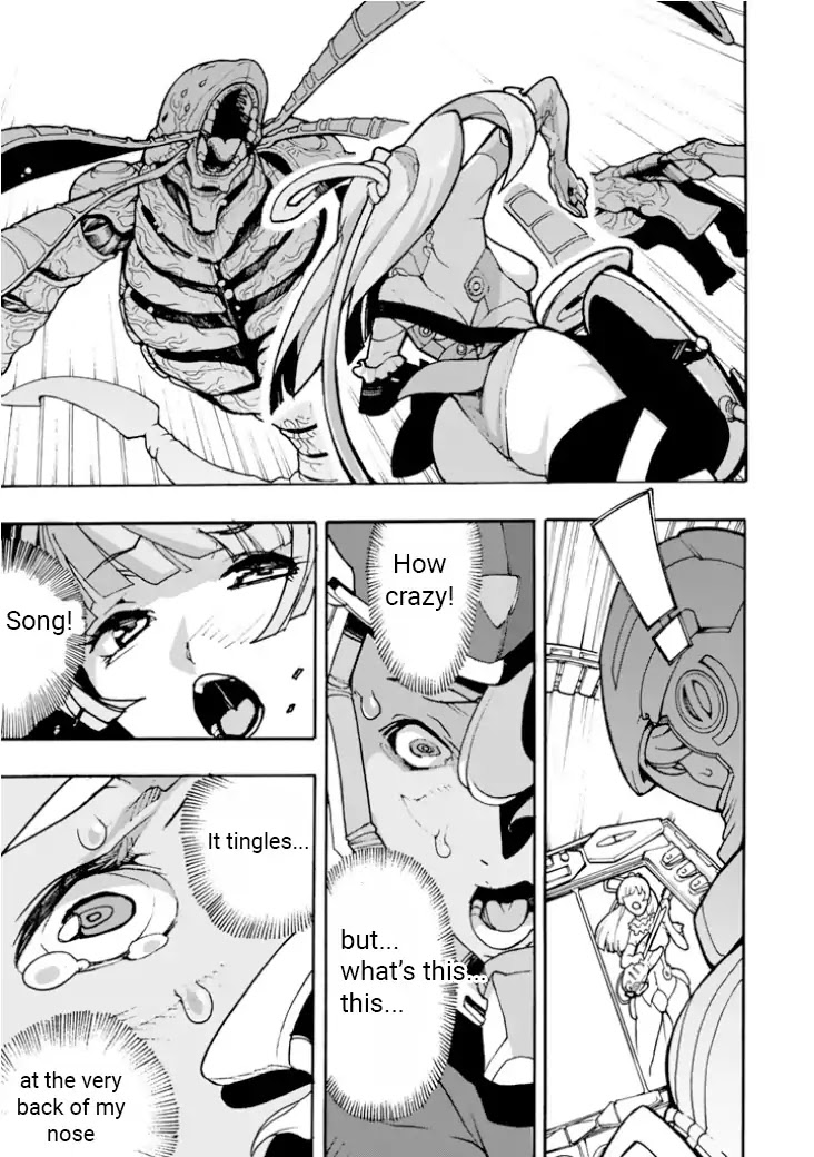 Macross Delta Side Story: Macross E Chapter 1 page 37 - Chapter 1: Project Thrones