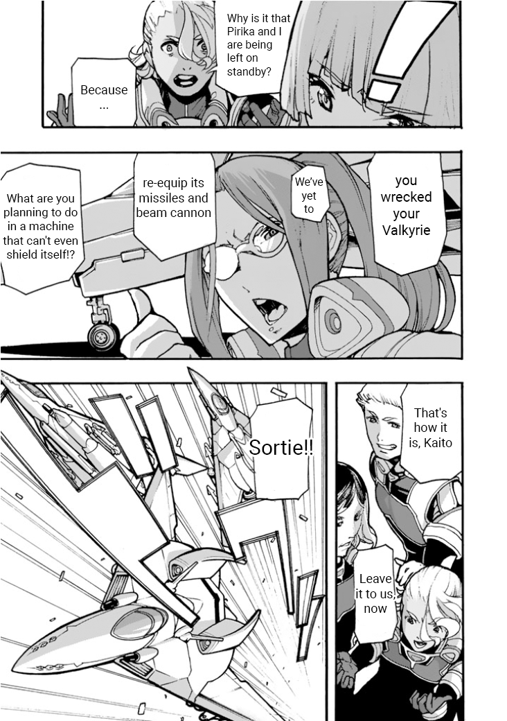 Macross Delta Side Story: Macross E Chapter 2 page 27 - Chapter 2: Radome Stage