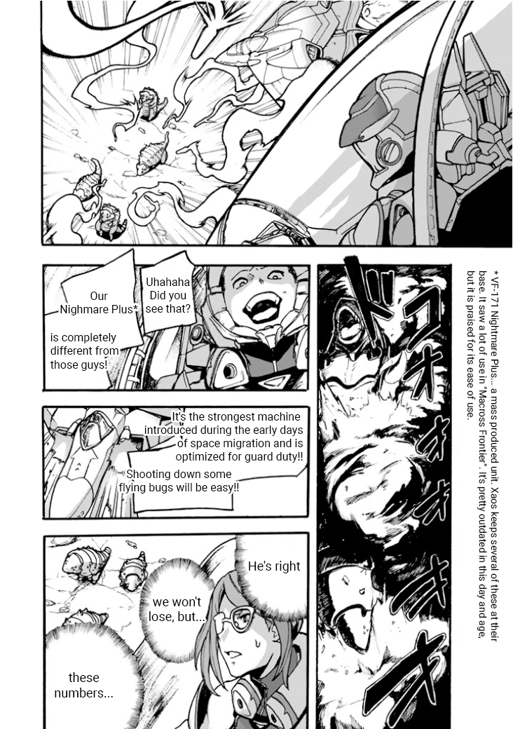 Macross Delta Side Story: Macross E Chapter 2 page 28 - Chapter 2: Radome Stage