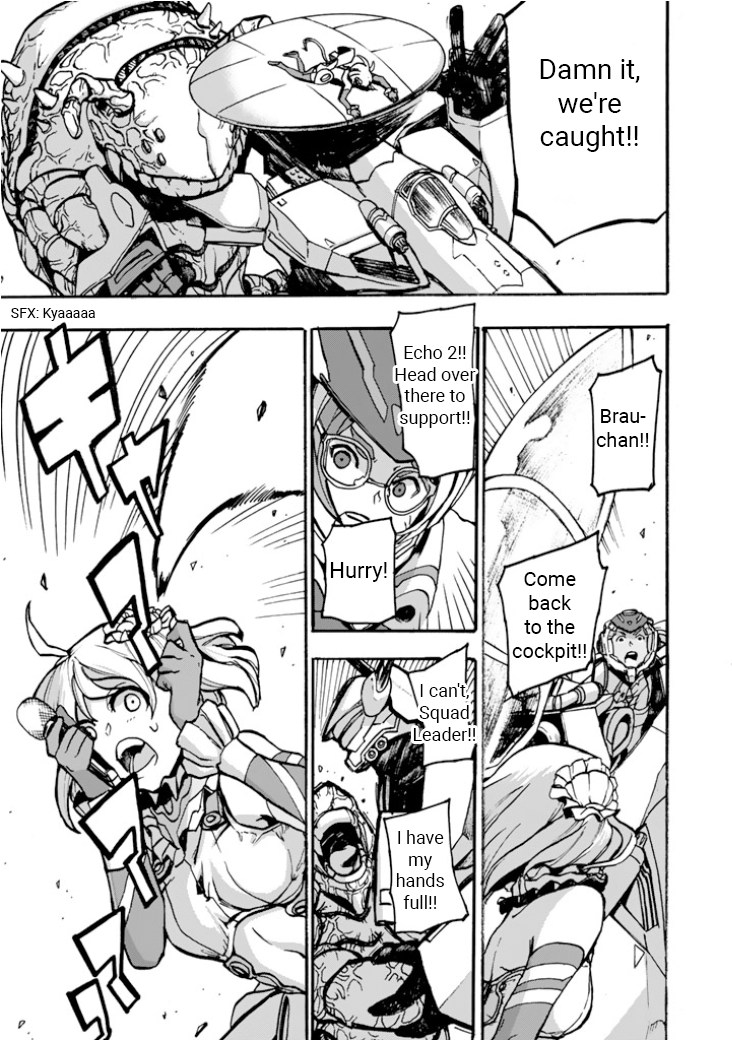 Macross Delta Side Story: Macross E Chapter 2 page 33 - Chapter 2: Radome Stage