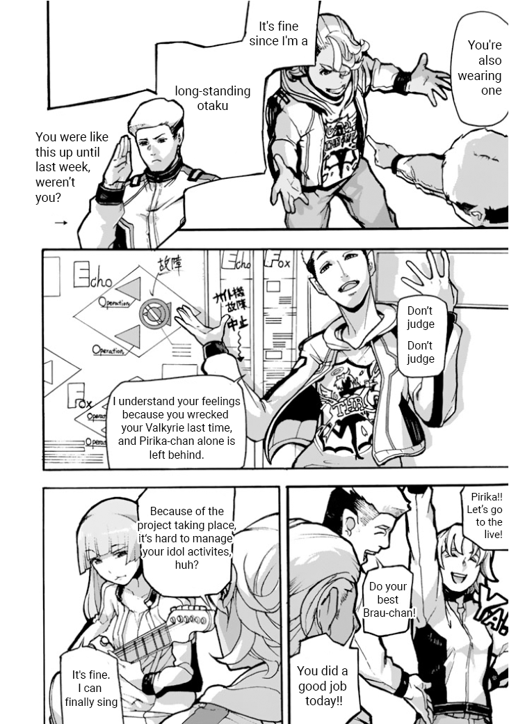 Macross Delta Side Story: Macross E Chapter 2 page 6 - Chapter 2: Radome Stage