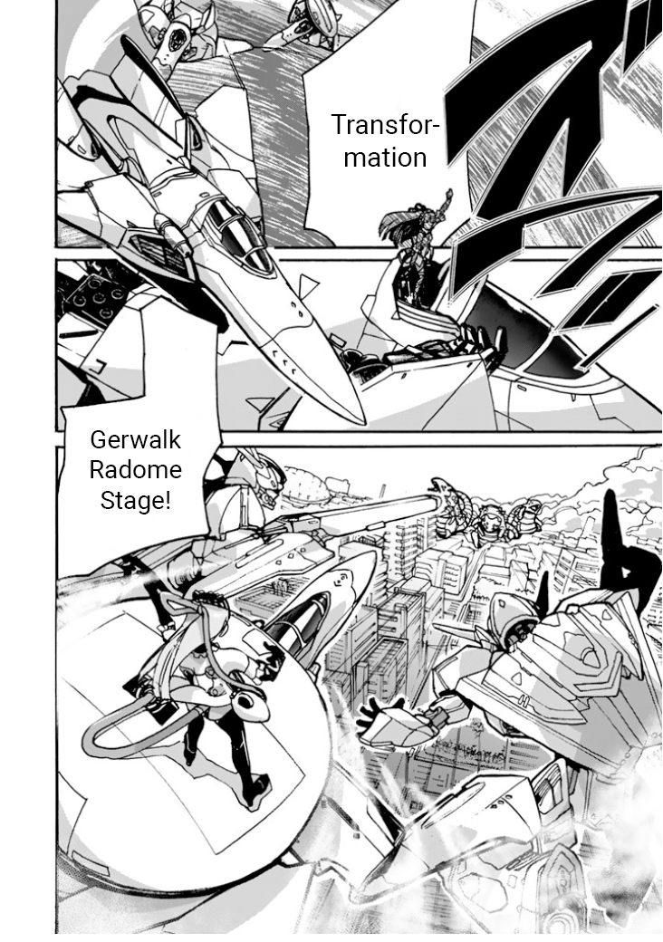 Macross Delta Side Story: Macross E Chapter 3 page 23 - Chapter 3: Black Valkyrie