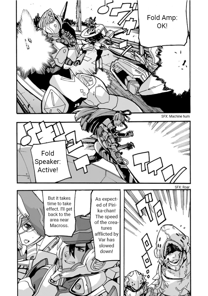 Macross Delta Side Story: Macross E Chapter 3 page 24 - Chapter 3: Black Valkyrie