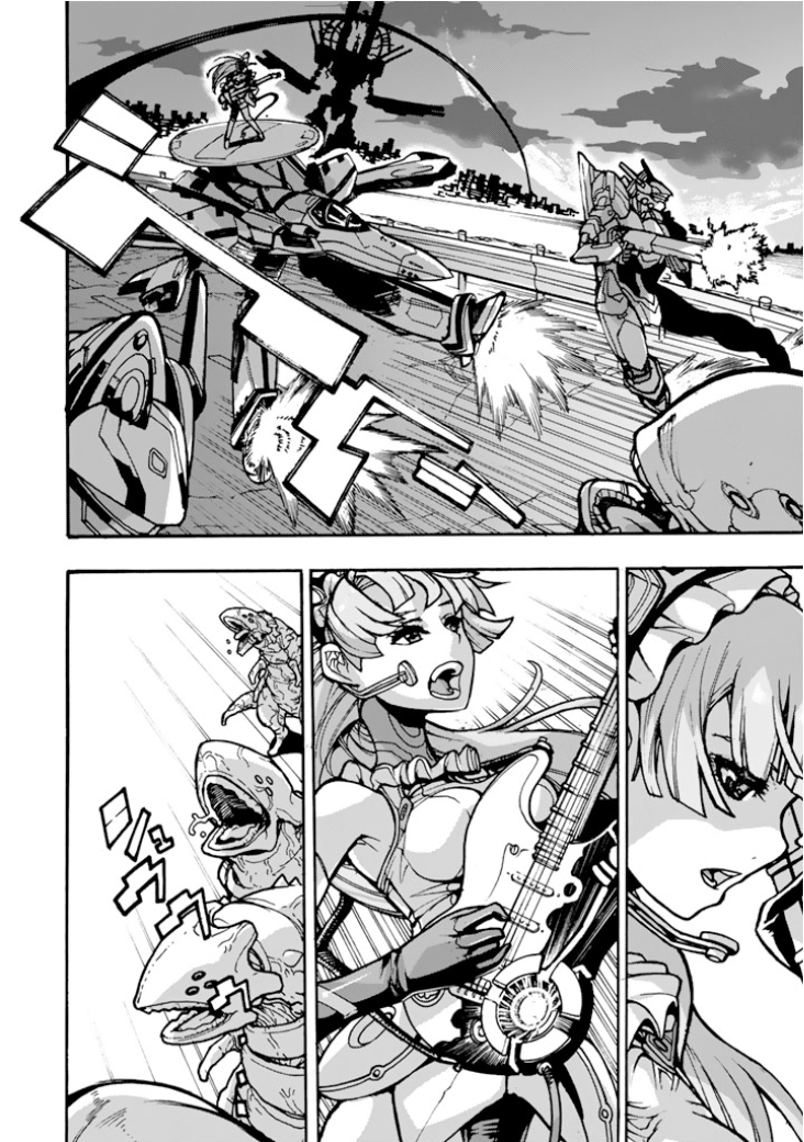 Macross Delta Side Story: Macross E Chapter 3 page 25 - Chapter 3: Black Valkyrie