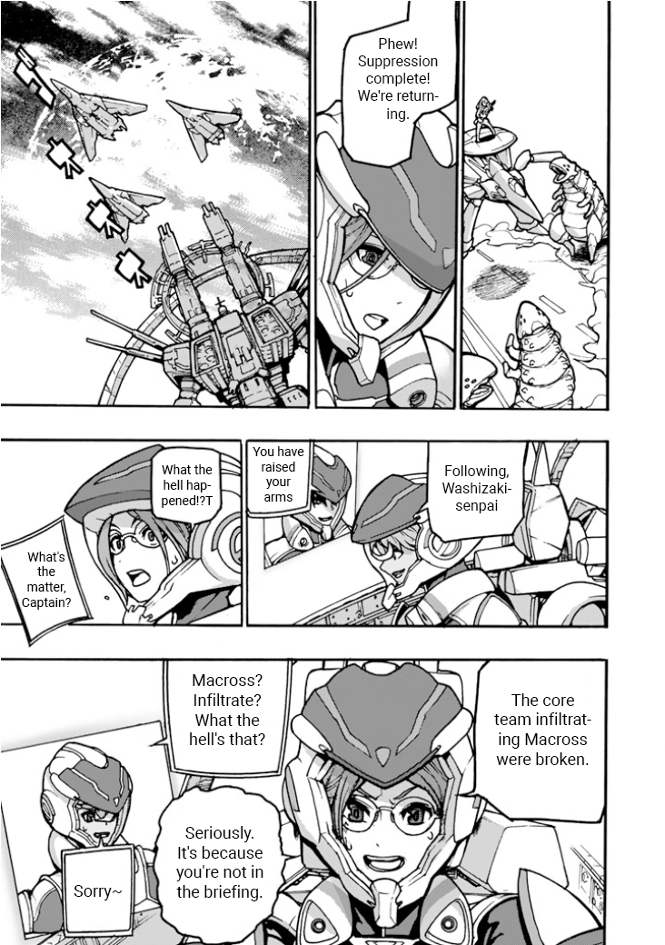 Macross Delta Side Story: Macross E Chapter 3 page 26 - Chapter 3: Black Valkyrie