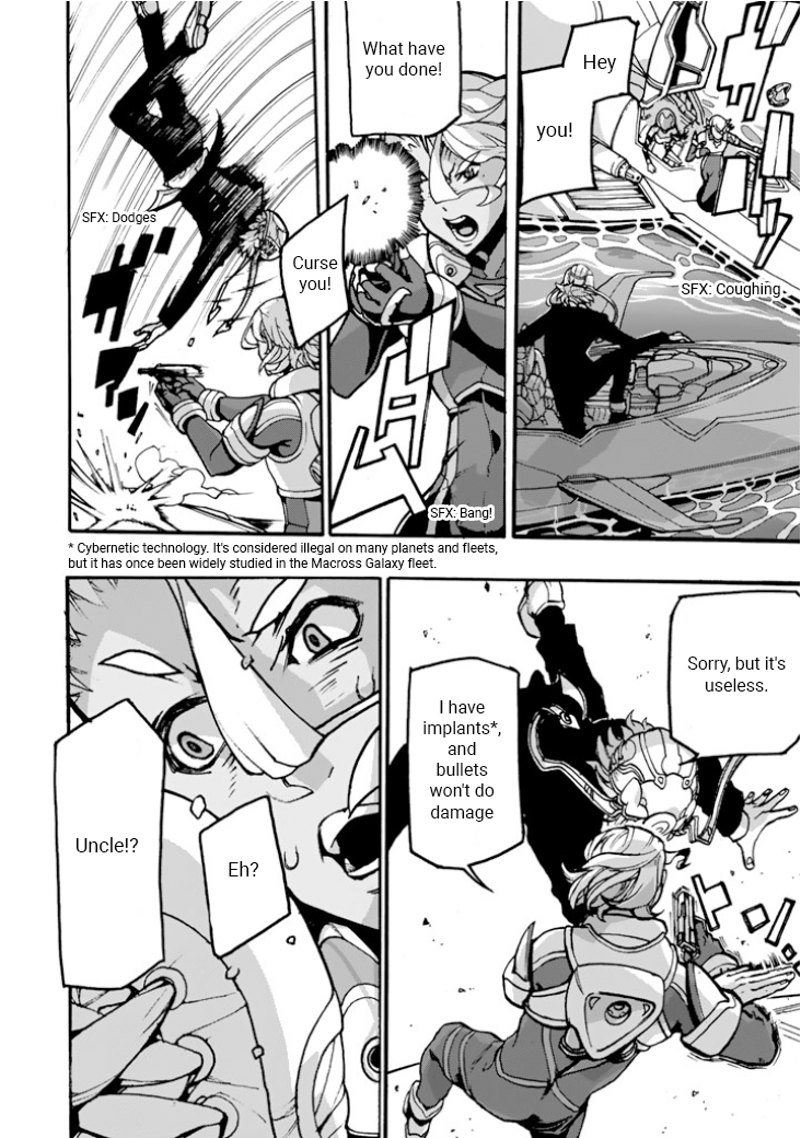 Macross Delta Side Story: Macross E Chapter 3 page 39 - Chapter 3: Black Valkyrie