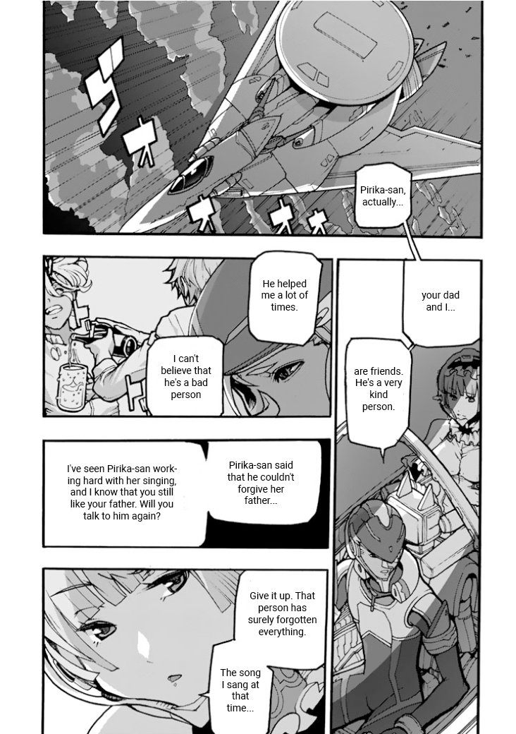 Macross Delta Side Story: Macross E Chapter 4 page 11 - Chapter 4: Pirika Missile