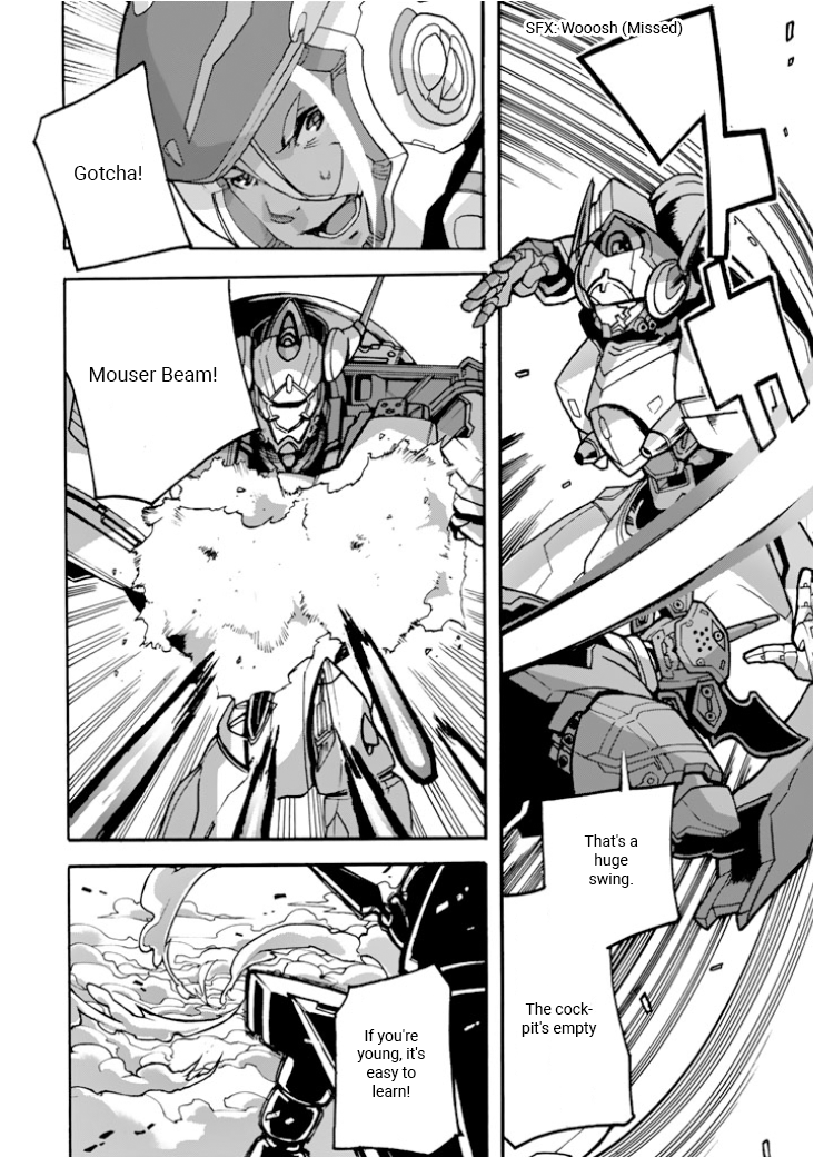 Macross Delta Side Story: Macross E Chapter 4 page 23 - Chapter 4: Pirika Missile
