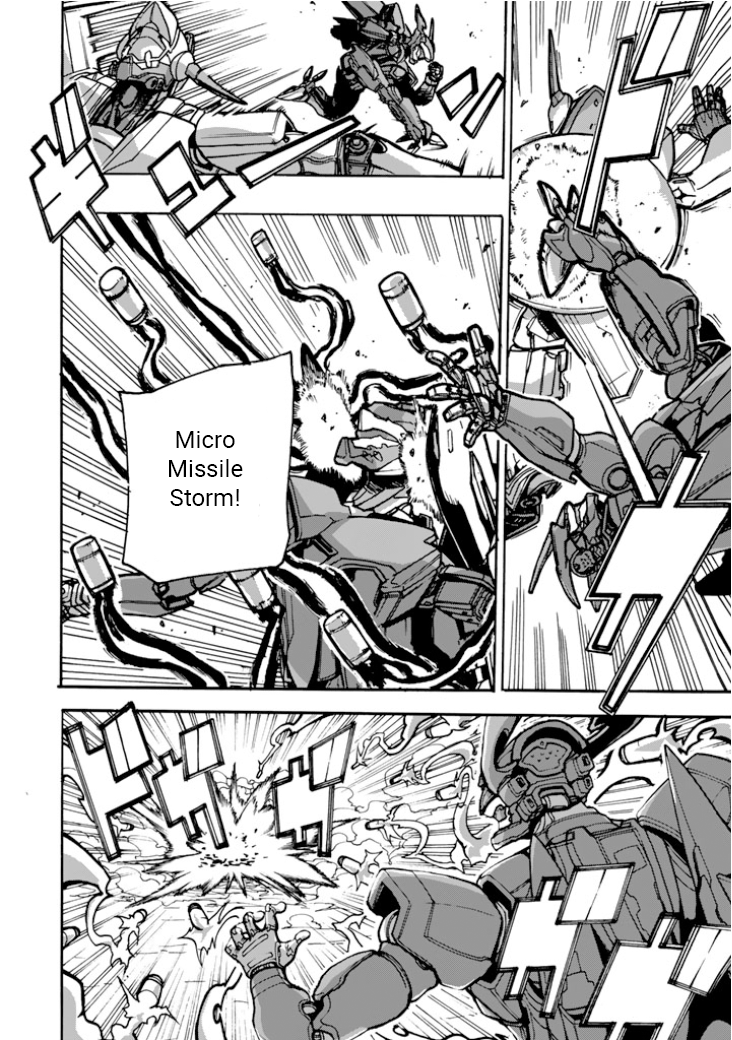 Macross Delta Side Story: Macross E Chapter 4 page 25 - Chapter 4: Pirika Missile